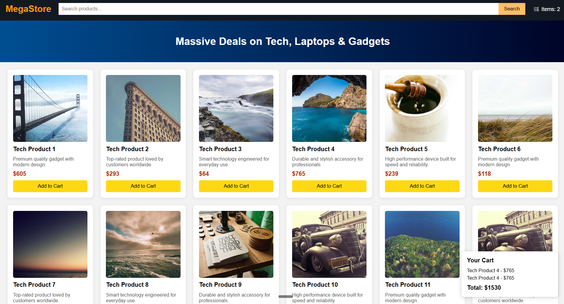 Store Website